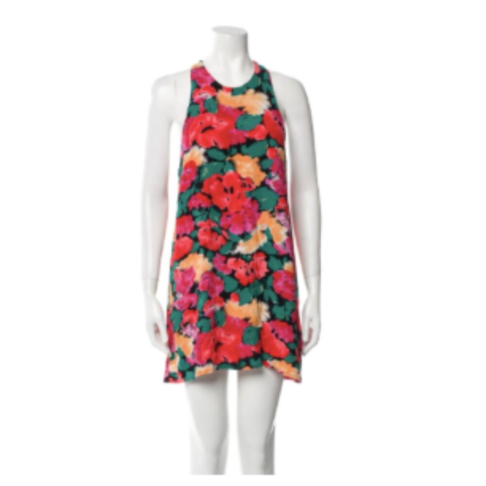 Reformation Floral Print Mini Dress Size M/L